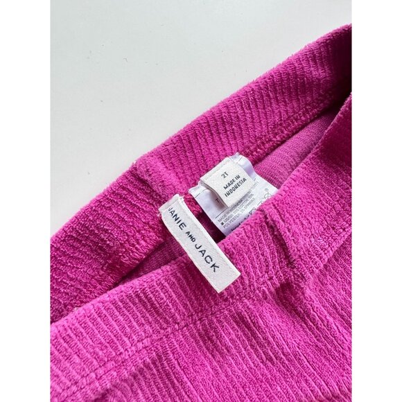 JANIE & JACK Pink Fuschia Purple Cotton Corduroy Leggings, Size 2T - Picture 7 of 10